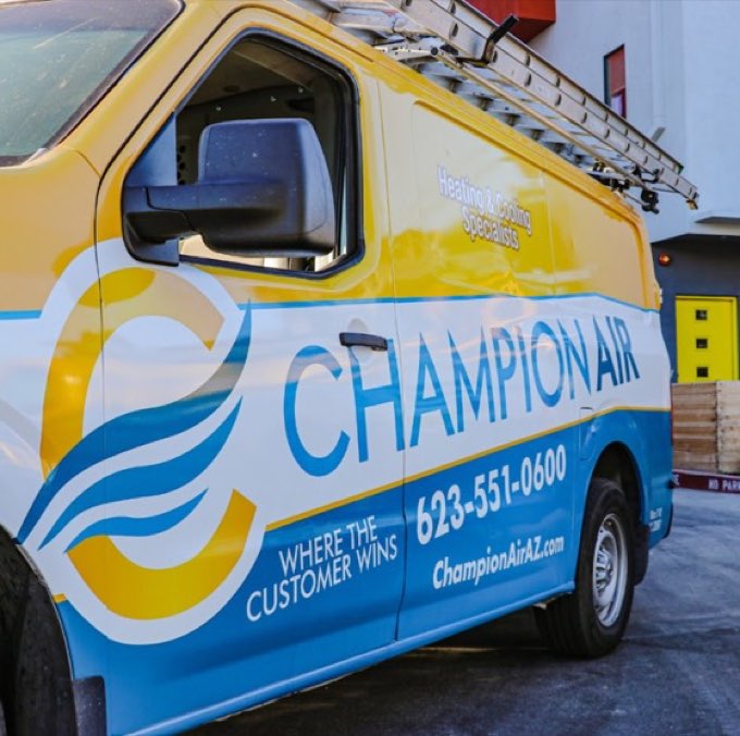 Champion Air service van