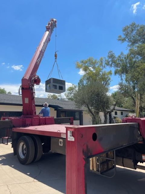 Heavy equipment install